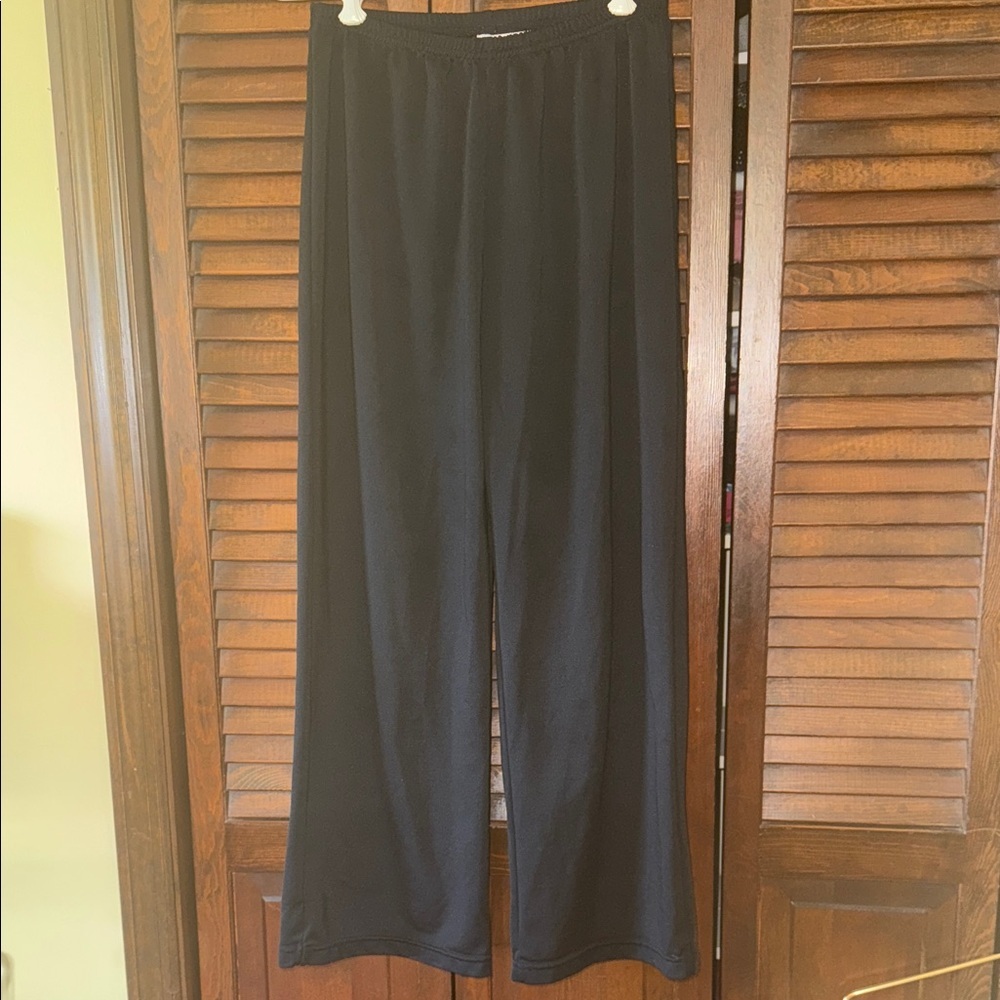 Prospirit Black Wide-Leg Pants